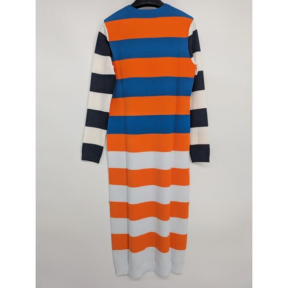 NWD Tory Burch Sport Broad Stripe Tech Knit Dress Size XS Galleria Stripe 2C431 - Picture 7 of 12